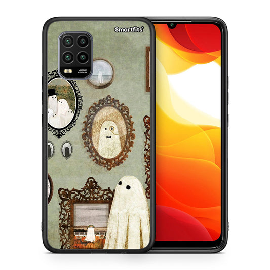 Θήκη Xiaomi Mi 10 Lite Halloween Ghost Season από τη Smartfits με σχέδιο στο πίσω μέρος και μαύρο περίβλημα | Xiaomi Mi 10 Lite Halloween Ghost Season case with colorful back and black bezels