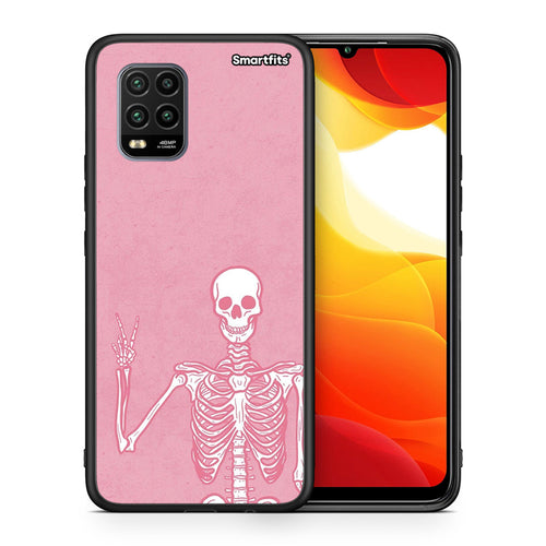 Θήκη Xiaomi Mi 10 Lite Halloween Motivation από τη Smartfits με σχέδιο στο πίσω μέρος και μαύρο περίβλημα | Xiaomi Mi 10 Lite Halloween Motivation case with colorful back and black bezels