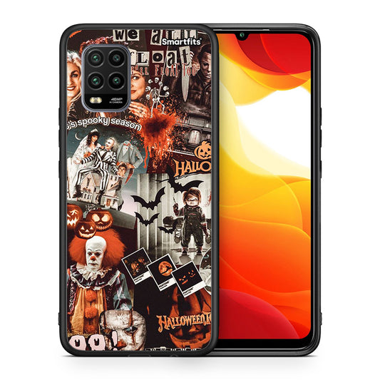 Θήκη Xiaomi Mi 10 Lite Halloween Spooky Season από τη Smartfits με σχέδιο στο πίσω μέρος και μαύρο περίβλημα | Xiaomi Mi 10 Lite Halloween Spooky Season case with colorful back and black bezels