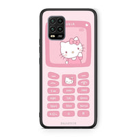 Thumbnail for Xiaomi Mi 10 Lite Hello Kitten Θήκη Αγίου Βαλεντίνου από τη Smartfits με σχέδιο στο πίσω μέρος και μαύρο περίβλημα | Smartphone case with colorful back and black bezels by Smartfits