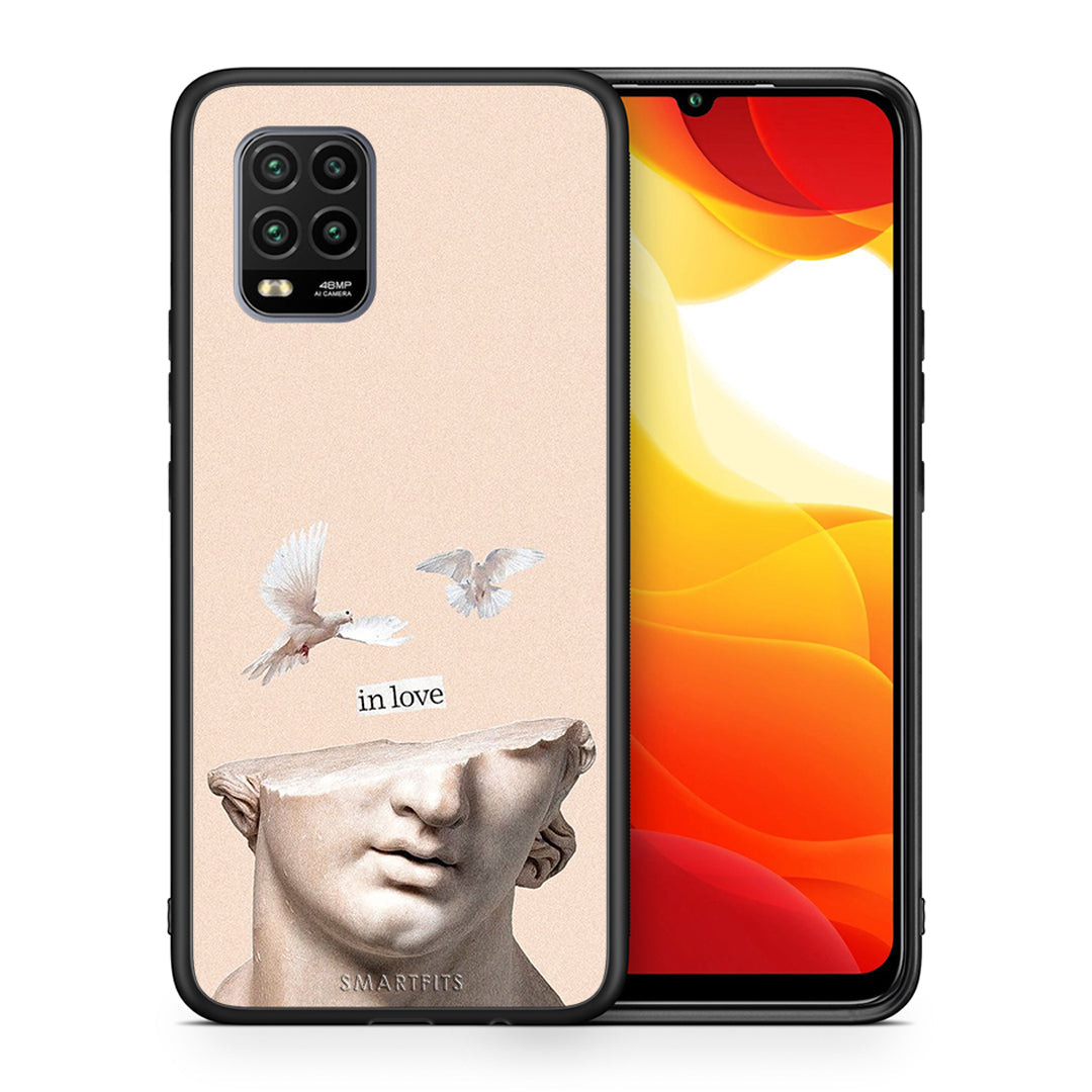 Θήκη Xiaomi Mi 10 Lite In Love από τη Smartfits με σχέδιο στο πίσω μέρος και μαύρο περίβλημα | Xiaomi Mi 10 Lite In Love case with colorful back and black bezels