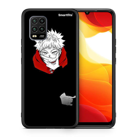 Θήκη Xiaomi Mi 10 Lite Itadori Anime από τη Smartfits με σχέδιο στο πίσω μέρος και μαύρο περίβλημα | Xiaomi Mi 10 Lite Itadori Anime case with colorful back and black bezels