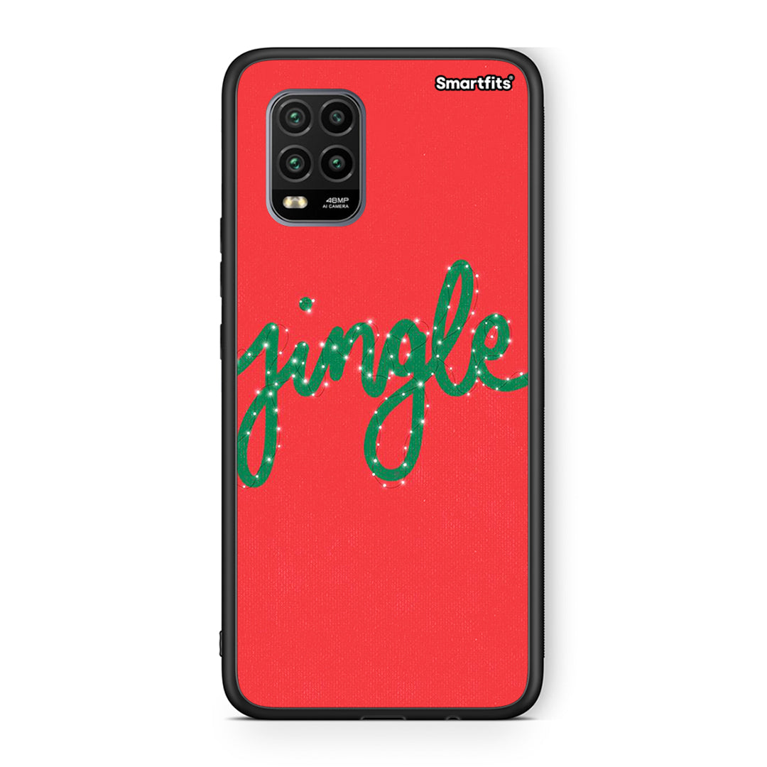 Xiaomi Mi 10 Lite Jingle Xmas θήκη από τη Smartfits με σχέδιο στο πίσω μέρος και μαύρο περίβλημα | Smartphone case with colorful back and black bezels by Smartfits