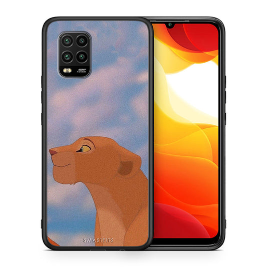 Θήκη Αγίου Βαλεντίνου Xiaomi Mi 10 Lite Lion Love 2 από τη Smartfits με σχέδιο στο πίσω μέρος και μαύρο περίβλημα | Xiaomi Mi 10 Lite Lion Love 2 case with colorful back and black bezels