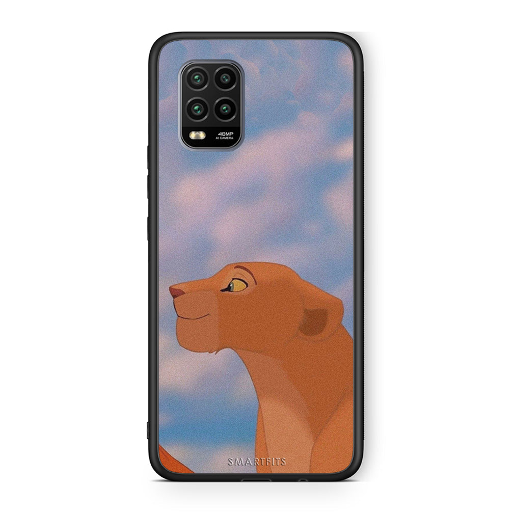 Xiaomi Mi 10 Lite Lion Love 2 Θήκη Αγίου Βαλεντίνου από τη Smartfits με σχέδιο στο πίσω μέρος και μαύρο περίβλημα | Smartphone case with colorful back and black bezels by Smartfits