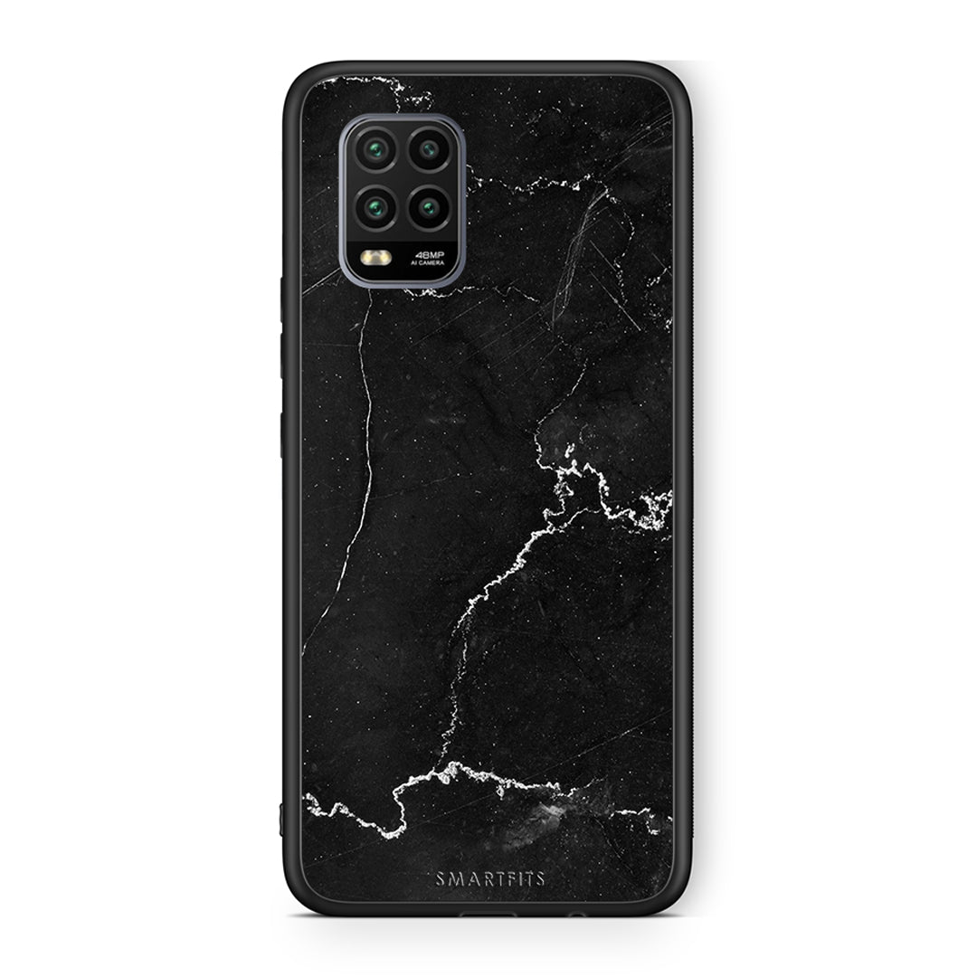 Xiaomi Mi 10 Lite Marble Black θήκη από τη Smartfits με σχέδιο στο πίσω μέρος και μαύρο περίβλημα | Smartphone case with colorful back and black bezels by Smartfits