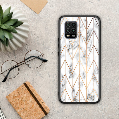 Marble Gold Geometric - Xiaomi Mi 10 Lite θήκη