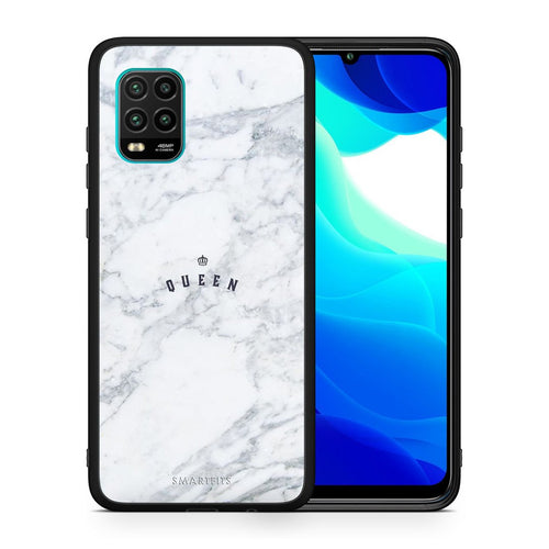 Θήκη Xiaomi Mi 10 Lite Queen Marble από τη Smartfits με σχέδιο στο πίσω μέρος και μαύρο περίβλημα | Xiaomi Mi 10 Lite Queen Marble case with colorful back and black bezels