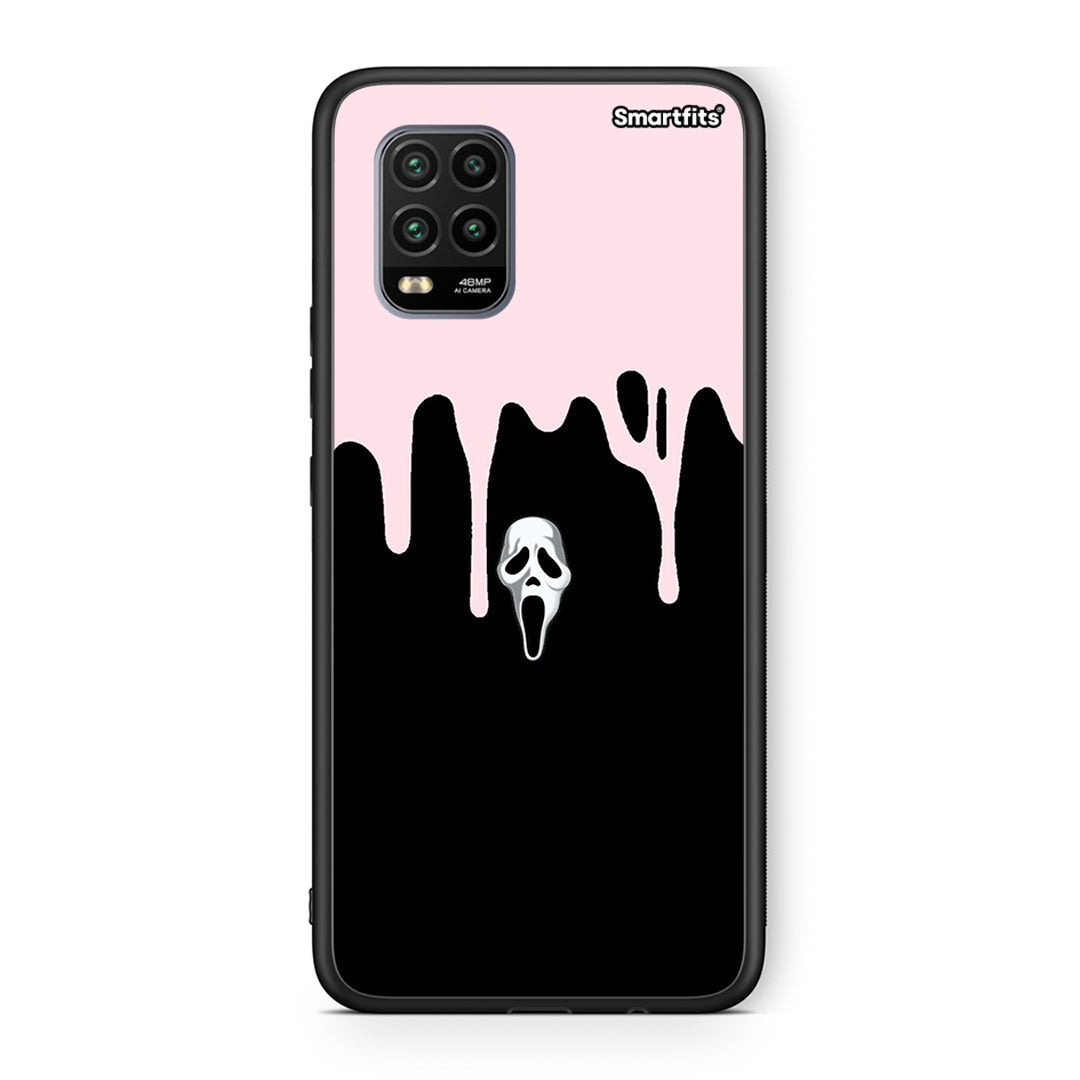Xiaomi Mi 10 Lite Melting Halloween Mask Θήκη από τη Smartfits με σχέδιο στο πίσω μέρος και μαύρο περίβλημα | Smartphone case with colorful back and black bezels by Smartfits