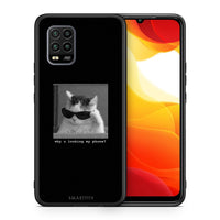 Thumbnail for Θήκη Xiaomi Mi 10 Lite Meme Cat από τη Smartfits με σχέδιο στο πίσω μέρος και μαύρο περίβλημα | Xiaomi Mi 10 Lite Meme Cat case with colorful back and black bezels