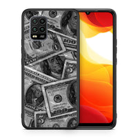 Thumbnail for Θήκη Xiaomi Mi 10 Lite Money Dollars από τη Smartfits με σχέδιο στο πίσω μέρος και μαύρο περίβλημα | Xiaomi Mi 10 Lite Money Dollars case with colorful back and black bezels