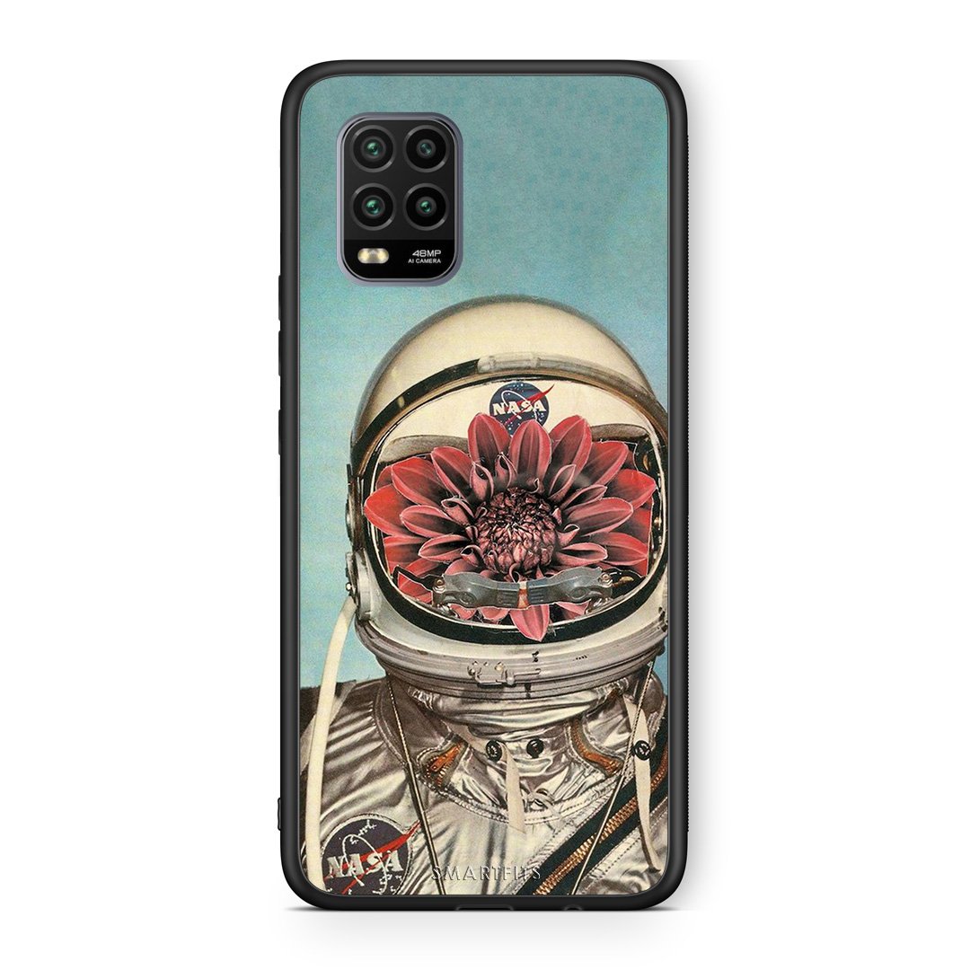 Xiaomi Mi 10 Lite Nasa Bloom θήκη από τη Smartfits με σχέδιο στο πίσω μέρος και μαύρο περίβλημα | Smartphone case with colorful back and black bezels by Smartfits