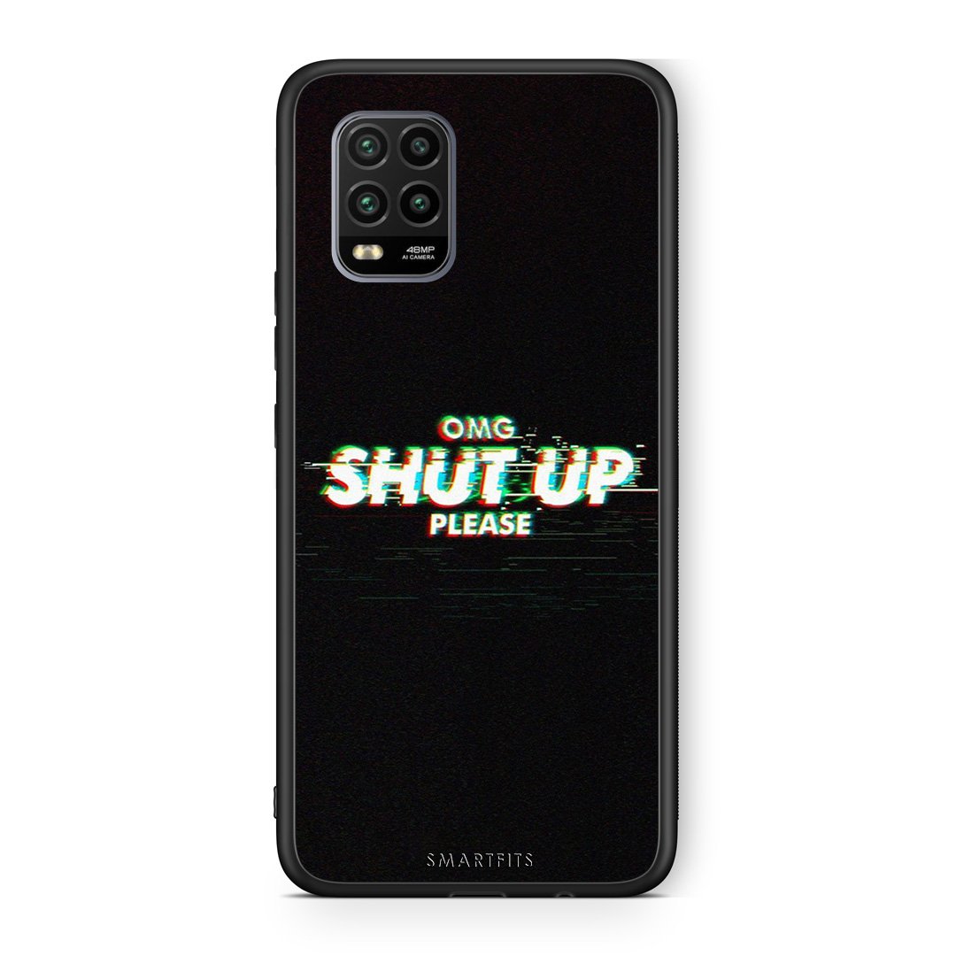 Xiaomi Mi 10 Lite OMG ShutUp θήκη από τη Smartfits με σχέδιο στο πίσω μέρος και μαύρο περίβλημα | Smartphone case with colorful back and black bezels by Smartfits