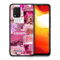Thumbnail for Θήκη Αγίου Βαλεντίνου Xiaomi Mi 10 Lite Pink Love από τη Smartfits με σχέδιο στο πίσω μέρος και μαύρο περίβλημα | Xiaomi Mi 10 Lite Pink Love case with colorful back and black bezels