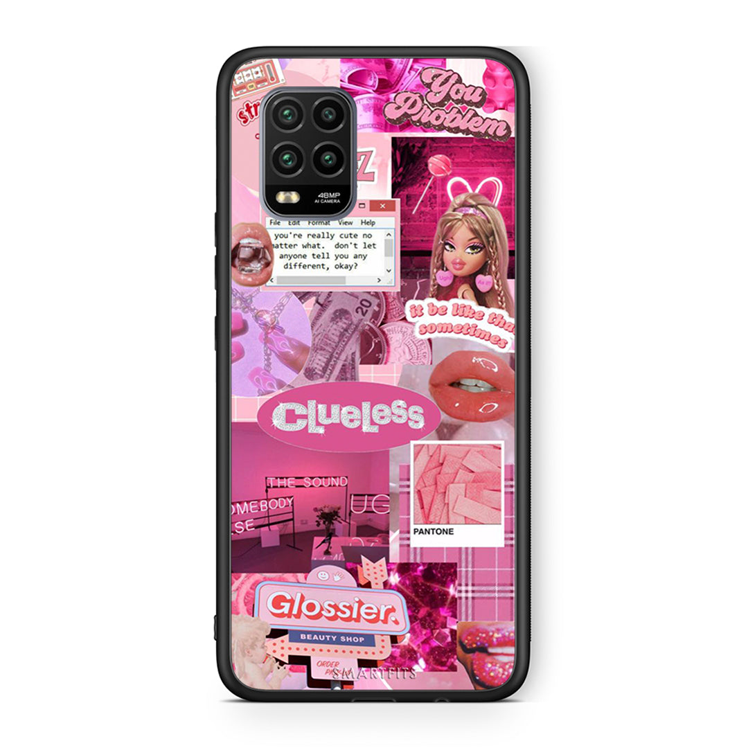 Xiaomi Mi 10 Lite Pink Love Θήκη Αγίου Βαλεντίνου από τη Smartfits με σχέδιο στο πίσω μέρος και μαύρο περίβλημα | Smartphone case with colorful back and black bezels by Smartfits