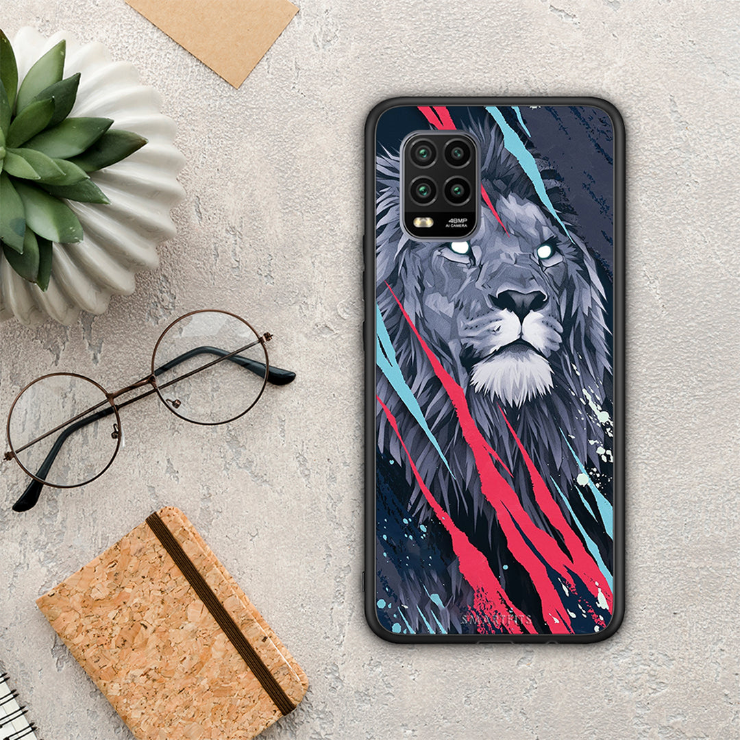 PopArt Lion Designer - Xiaomi Mi 10 Lite θήκη