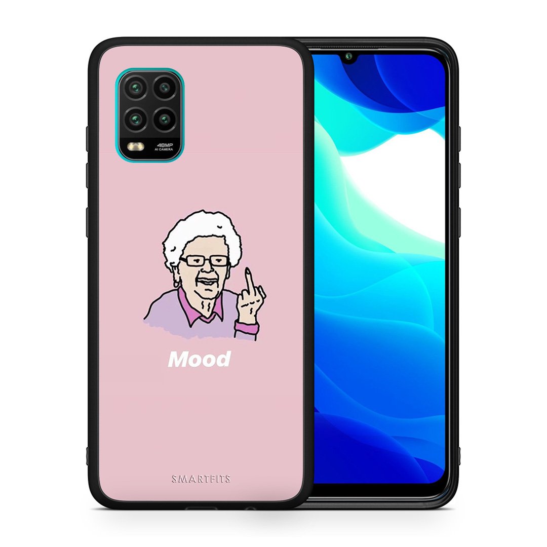 Θήκη Xiaomi Mi 10 Lite Mood PopArt από τη Smartfits με σχέδιο στο πίσω μέρος και μαύρο περίβλημα | Xiaomi Mi 10 Lite Mood PopArt case with colorful back and black bezels