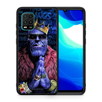 Θήκη Xiaomi Mi 10 Lite Thanos PopArt από τη Smartfits με σχέδιο στο πίσω μέρος και μαύρο περίβλημα | Xiaomi Mi 10 Lite Thanos PopArt case with colorful back and black bezels