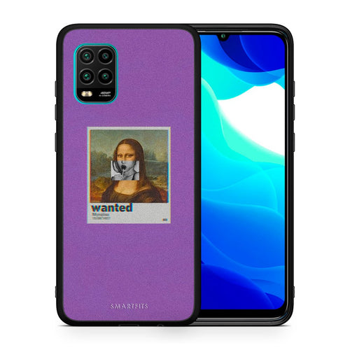 Θήκη Xiaomi Mi 10 Lite Monalisa Popart από τη Smartfits με σχέδιο στο πίσω μέρος και μαύρο περίβλημα | Xiaomi Mi 10 Lite Monalisa Popart case with colorful back and black bezels