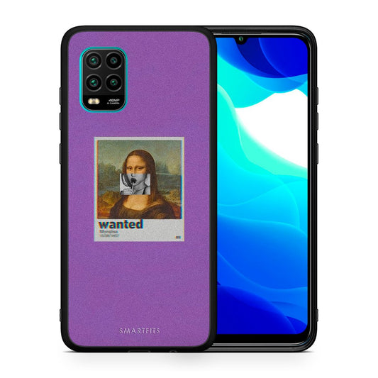 Θήκη Xiaomi Mi 10 Lite Monalisa Popart από τη Smartfits με σχέδιο στο πίσω μέρος και μαύρο περίβλημα | Xiaomi Mi 10 Lite Monalisa Popart case with colorful back and black bezels