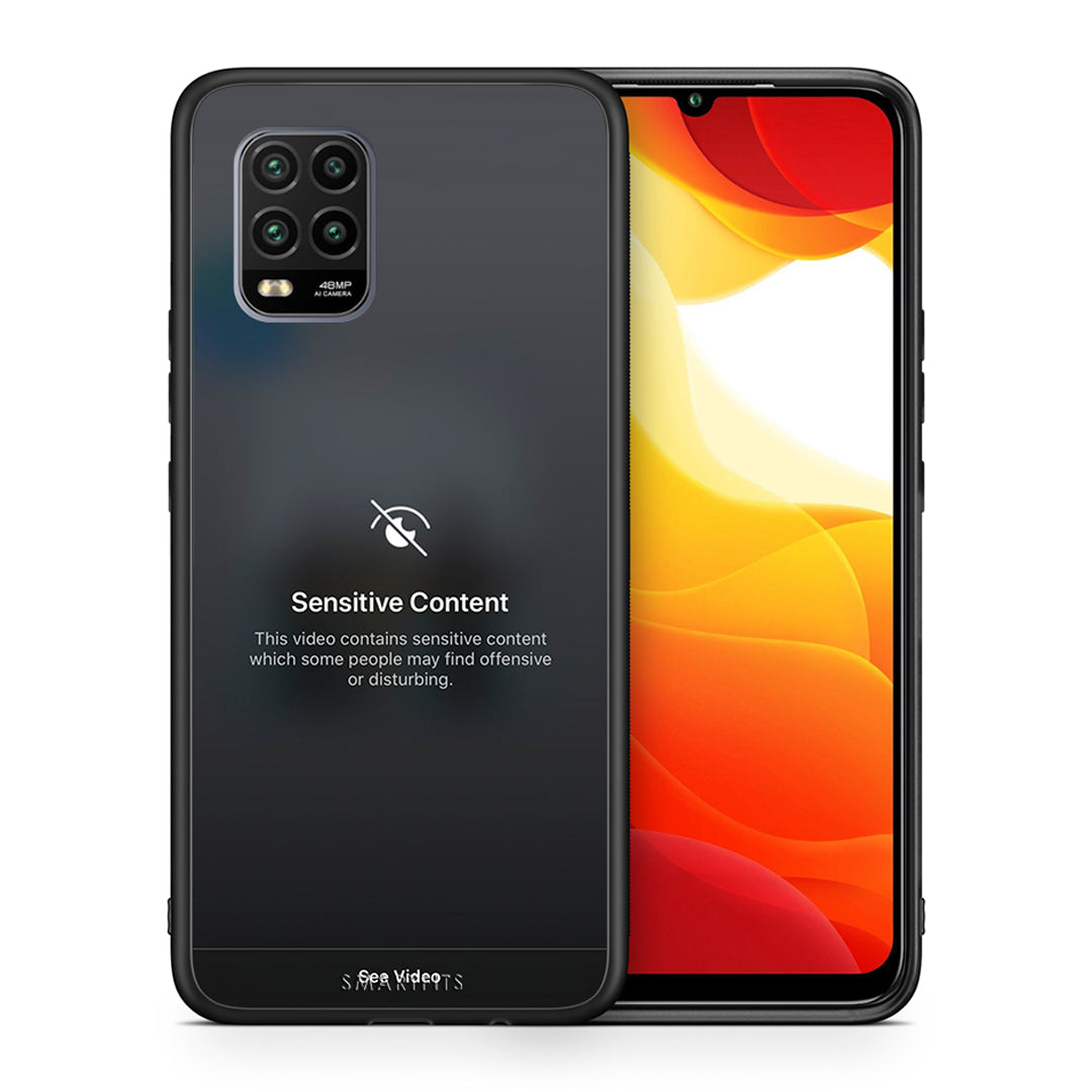 Θήκη Xiaomi Mi 10 Lite Sensitive Content από τη Smartfits με σχέδιο στο πίσω μέρος και μαύρο περίβλημα | Xiaomi Mi 10 Lite Sensitive Content case with colorful back and black bezels