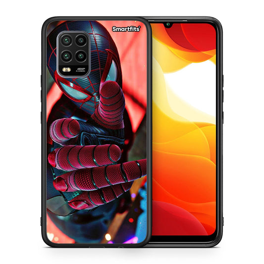 Θήκη Xiaomi Mi 10 Lite Spider Hand από τη Smartfits με σχέδιο στο πίσω μέρος και μαύρο περίβλημα | Xiaomi Mi 10 Lite Spider Hand case with colorful back and black bezels