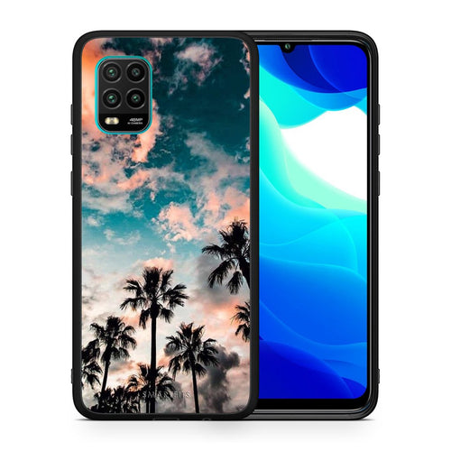 Θήκη Xiaomi Mi 10 Lite Sky Summer από τη Smartfits με σχέδιο στο πίσω μέρος και μαύρο περίβλημα | Xiaomi Mi 10 Lite Sky Summer case with colorful back and black bezels