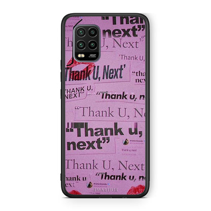 Xiaomi Mi 10 Lite Thank You Next Θήκη Αγίου Βαλεντίνου από τη Smartfits με σχέδιο στο πίσω μέρος και μαύρο περίβλημα | Smartphone case with colorful back and black bezels by Smartfits