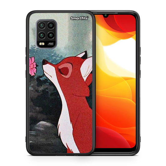 Θήκη Xiaomi Mi 10 Lite Tod And Vixey Love 2 από τη Smartfits με σχέδιο στο πίσω μέρος και μαύρο περίβλημα | Xiaomi Mi 10 Lite Tod And Vixey Love 2 case with colorful back and black bezels