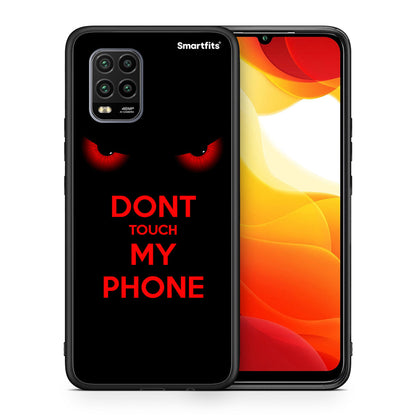 Θήκη Xiaomi Mi 10 Lite Touch My Phone από τη Smartfits με σχέδιο στο πίσω μέρος και μαύρο περίβλημα | Xiaomi Mi 10 Lite Touch My Phone case with colorful back and black bezels