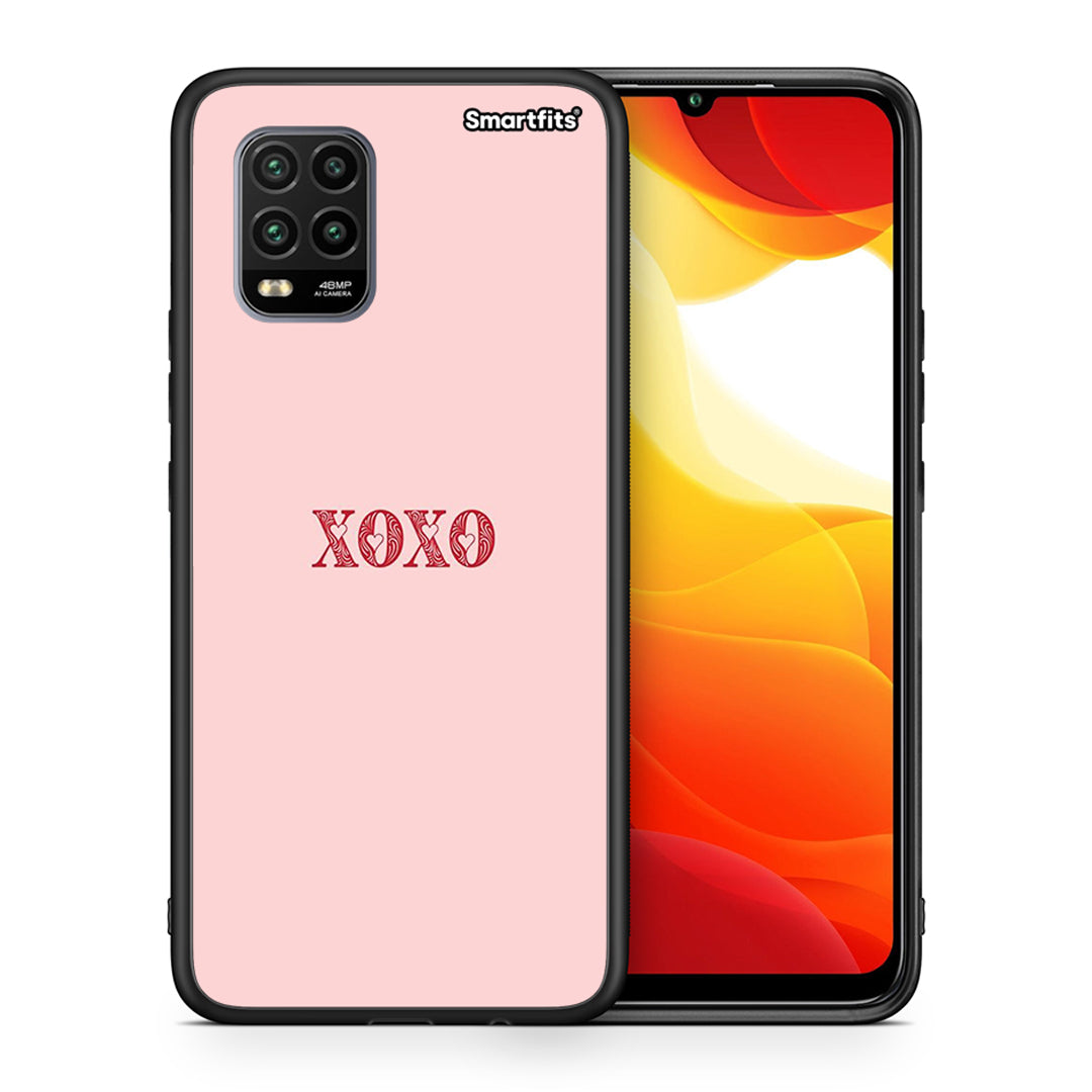 Θήκη Xiaomi Mi 10 Lite XOXO Love από τη Smartfits με σχέδιο στο πίσω μέρος και μαύρο περίβλημα | Xiaomi Mi 10 Lite XOXO Love case with colorful back and black bezels