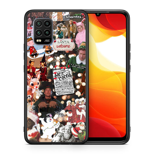 Θήκη Xiaomi Mi 10 Lite Xmas Movies από τη Smartfits με σχέδιο στο πίσω μέρος και μαύρο περίβλημα | Xiaomi Mi 10 Lite Xmas Movies case with colorful back and black bezels