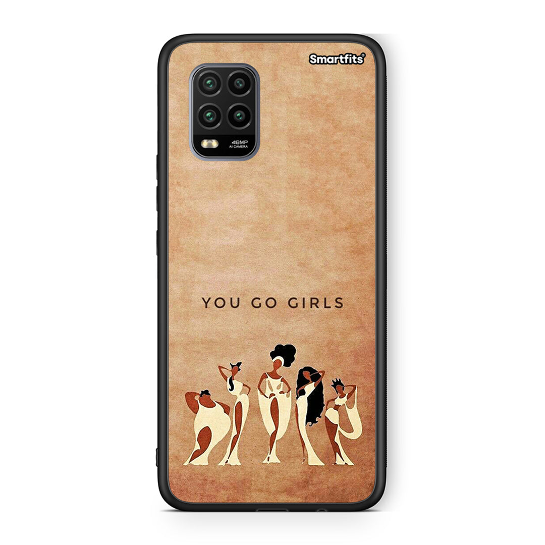 Xiaomi Mi 10 Lite You Go Girl θήκη από τη Smartfits με σχέδιο στο πίσω μέρος και μαύρο περίβλημα | Smartphone case with colorful back and black bezels by Smartfits