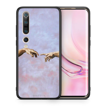 Θήκη Xiaomi Mi 10 Pro Adam Hand από τη Smartfits με σχέδιο στο πίσω μέρος και μαύρο περίβλημα | Xiaomi Mi 10 Pro Adam Hand case with colorful back and black bezels
