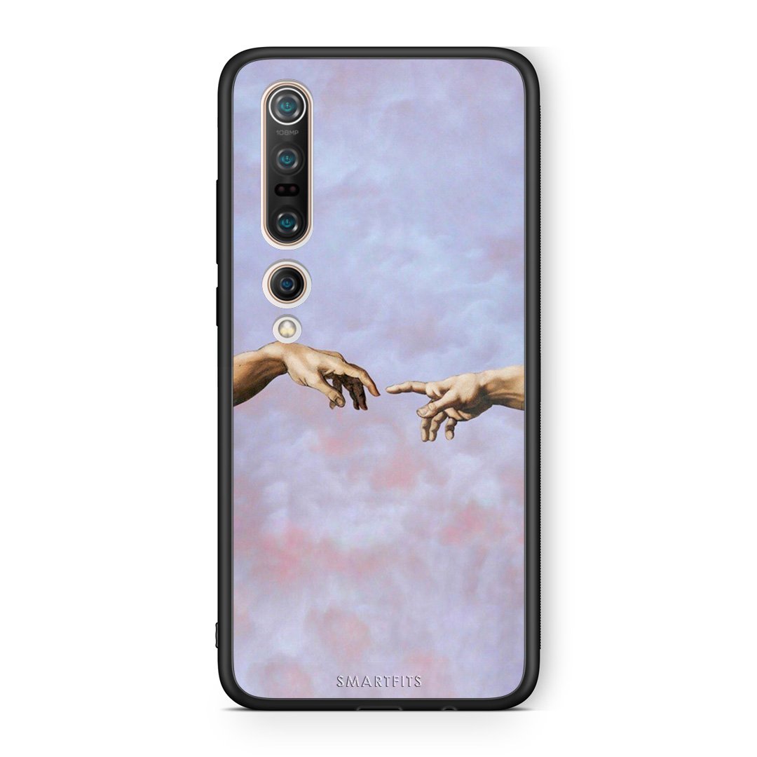 Xiaomi Mi 10 Adam Hand θήκη από τη Smartfits με σχέδιο στο πίσω μέρος και μαύρο περίβλημα | Smartphone case with colorful back and black bezels by Smartfits