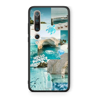 Xiaomi Mi 10 Aesthetic Summer Θήκη από τη Smartfits με σχέδιο στο πίσω μέρος και μαύρο περίβλημα | Smartphone case with colorful back and black bezels by Smartfits