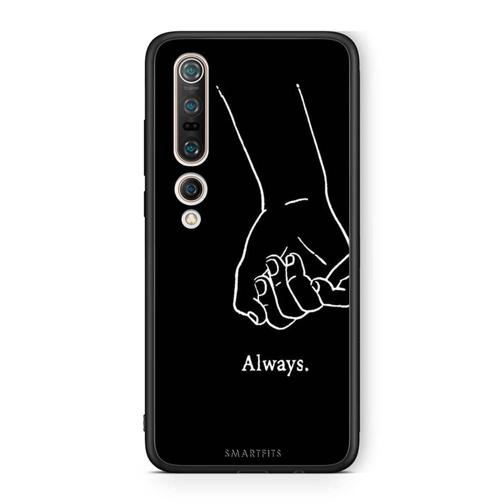Xiaomi Mi 10 Always & Forever 1 Θήκη Αγίου Βαλεντίνου από τη Smartfits με σχέδιο στο πίσω μέρος και μαύρο περίβλημα | Smartphone case with colorful back and black bezels by Smartfits