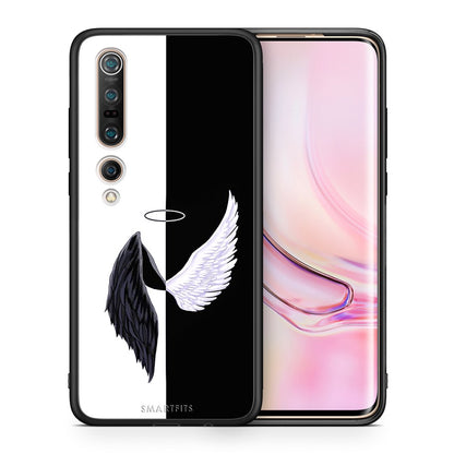 Θήκη Xiaomi Mi 10 Pro Angels Demons από τη Smartfits με σχέδιο στο πίσω μέρος και μαύρο περίβλημα | Xiaomi Mi 10 Pro Angels Demons case with colorful back and black bezels