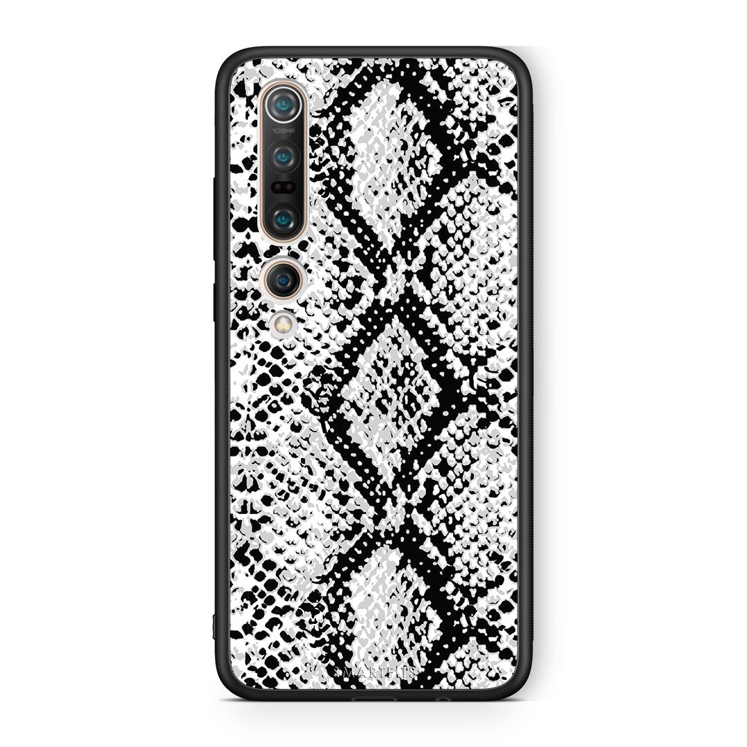 24 - Xiaomi Mi 10  White Snake Animal case, cover, bumper
