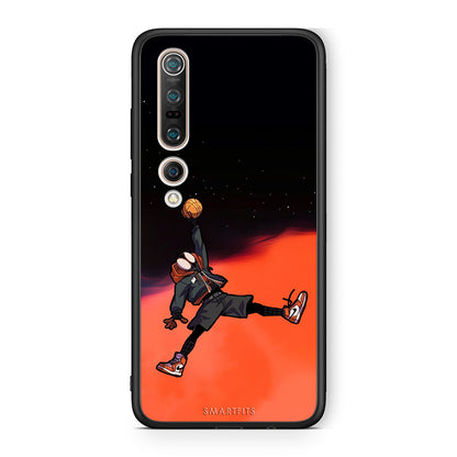 Xiaomi Mi 10 Basketball Hero θήκη από τη Smartfits με σχέδιο στο πίσω μέρος και μαύρο περίβλημα | Smartphone case with colorful back and black bezels by Smartfits