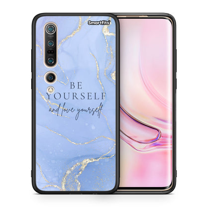 Θήκη Xiaomi Mi 10 Pro Be Yourself από τη Smartfits με σχέδιο στο πίσω μέρος και μαύρο περίβλημα | Xiaomi Mi 10 Pro Be Yourself case with colorful back and black bezels