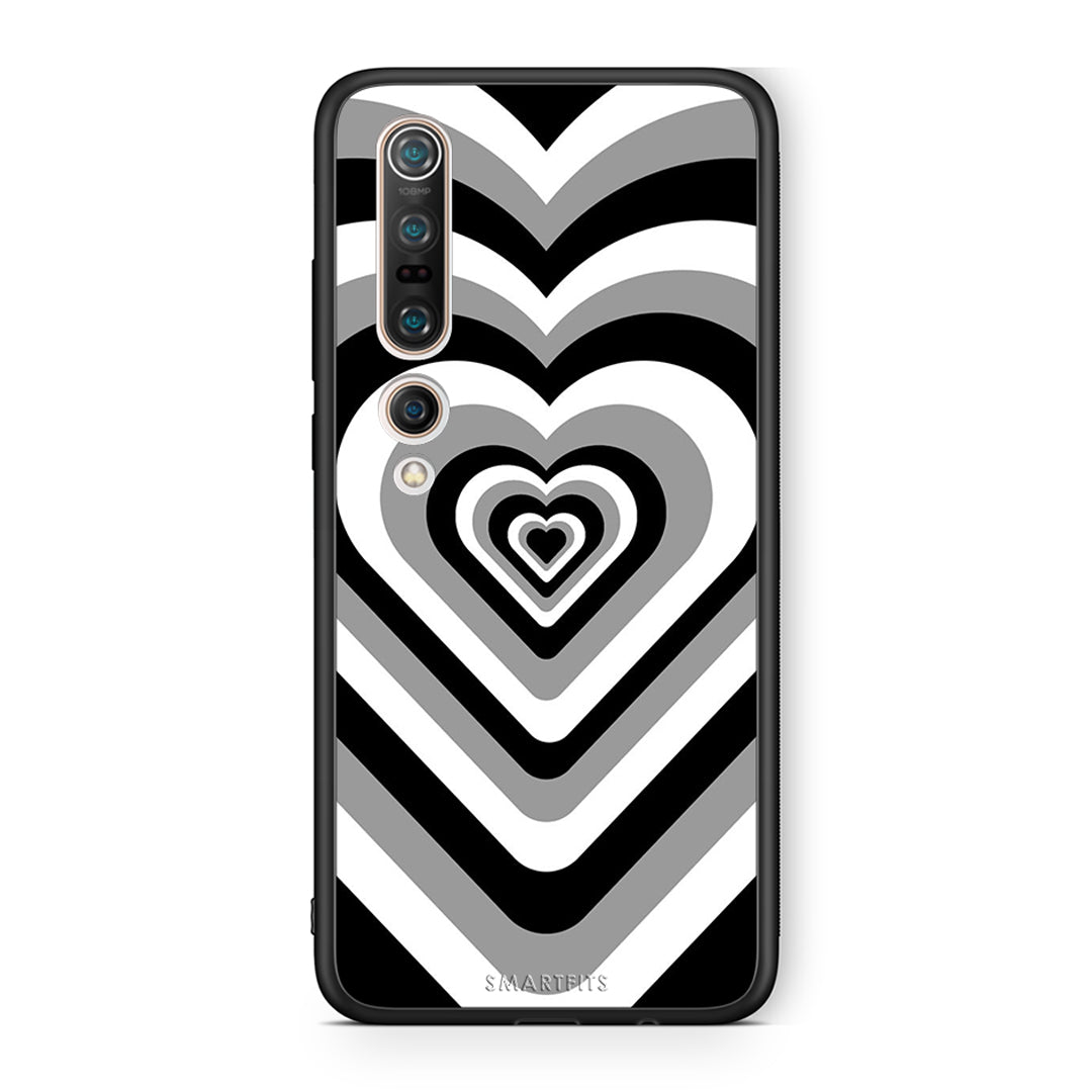 Xiaomi Mi 10 Pro Black Hearts θήκη από τη Smartfits με σχέδιο στο πίσω μέρος και μαύρο περίβλημα | Smartphone case with colorful back and black bezels by Smartfits