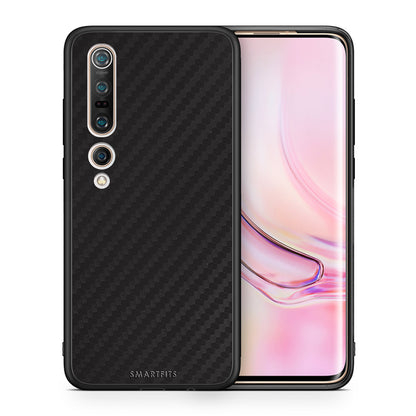 Θήκη Xiaomi Mi 10 Carbon Black από τη Smartfits με σχέδιο στο πίσω μέρος και μαύρο περίβλημα | Xiaomi Mi 10 Carbon Black case with colorful back and black bezels