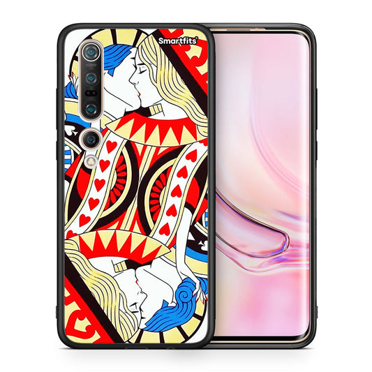 Θήκη Xiaomi Mi 10 Card Love από τη Smartfits με σχέδιο στο πίσω μέρος και μαύρο περίβλημα | Xiaomi Mi 10 Card Love case with colorful back and black bezels