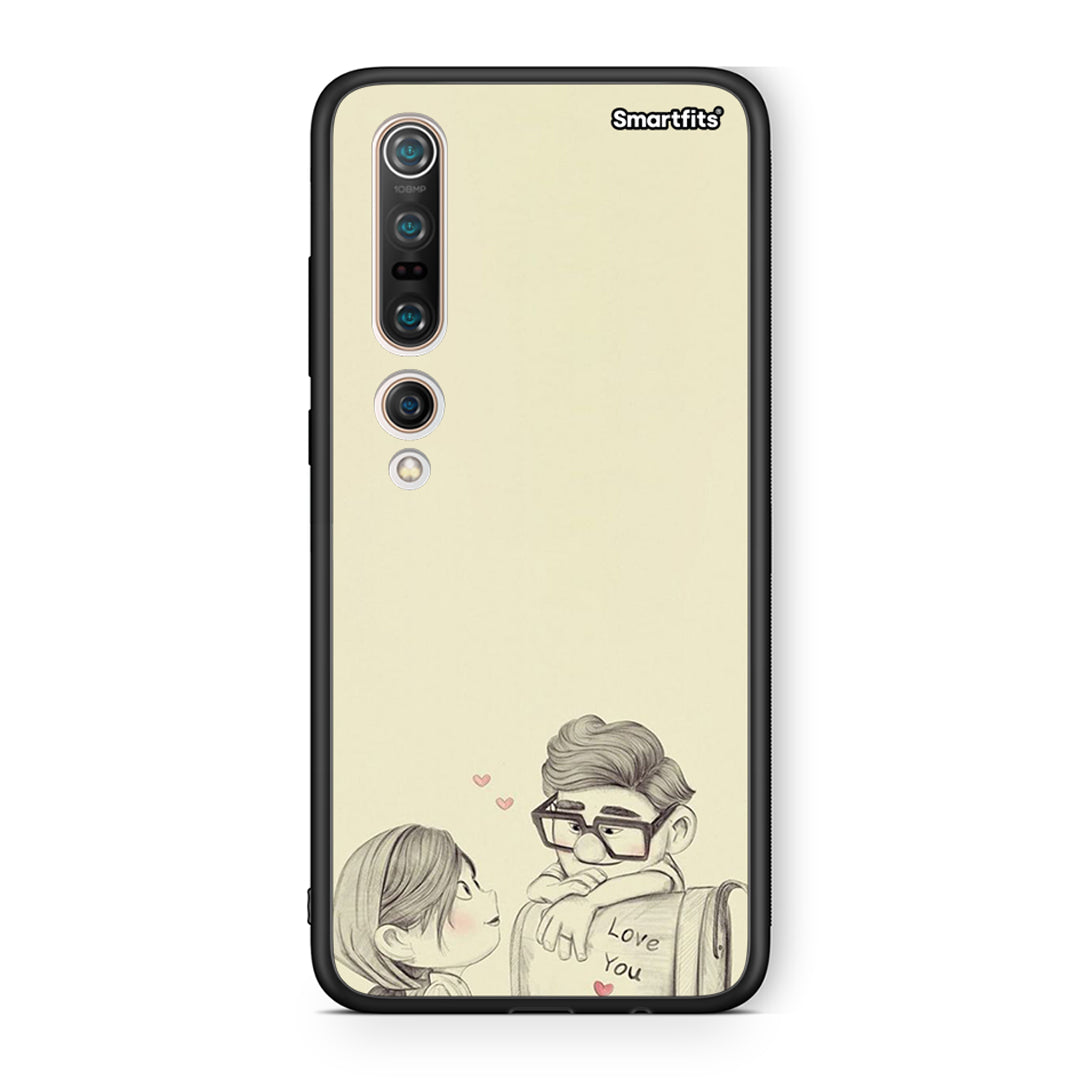 Xiaomi Mi 10 Pro Carl And Ellie θήκη από τη Smartfits με σχέδιο στο πίσω μέρος και μαύρο περίβλημα | Smartphone case with colorful back and black bezels by Smartfits