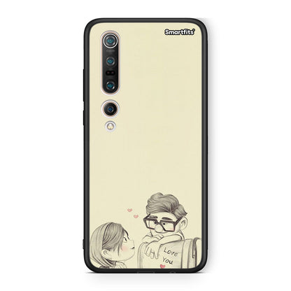 Xiaomi Mi 10 Carl And Ellie θήκη από τη Smartfits με σχέδιο στο πίσω μέρος και μαύρο περίβλημα | Smartphone case with colorful back and black bezels by Smartfits