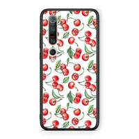 Thumbnail for Xiaomi Mi 10 Cherry Summer θήκη από τη Smartfits με σχέδιο στο πίσω μέρος και μαύρο περίβλημα | Smartphone case with colorful back and black bezels by Smartfits
