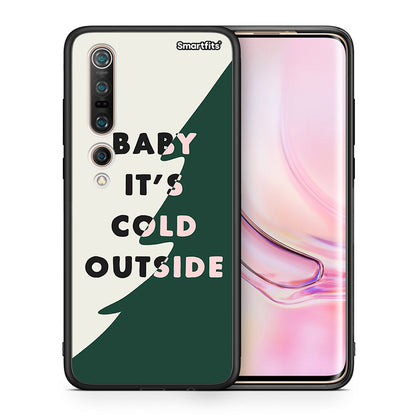 Θήκη Xiaomi Mi 10 Pro Cold Outside από τη Smartfits με σχέδιο στο πίσω μέρος και μαύρο περίβλημα | Xiaomi Mi 10 Pro Cold Outside case with colorful back and black bezels