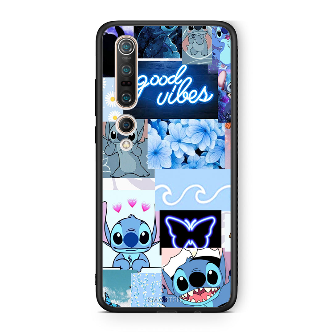 Xiaomi Mi 10 Pro Collage Good Vibes Θήκη Αγίου Βαλεντίνου από τη Smartfits με σχέδιο στο πίσω μέρος και μαύρο περίβλημα | Smartphone case with colorful back and black bezels by Smartfits