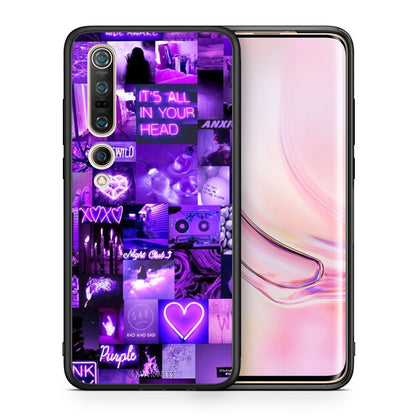 Θήκη Αγίου Βαλεντίνου Xiaomi Mi 10 Pro Collage Stay Wild από τη Smartfits με σχέδιο στο πίσω μέρος και μαύρο περίβλημα | Xiaomi Mi 10 Pro Collage Stay Wild case with colorful back and black bezels